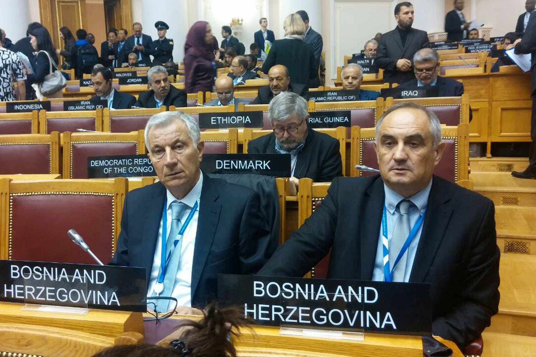 Članovi Delegacije PSBiH u IPU Predrag Kožul i Sredoje Nović učestvuju na jesenjem zasjedanju Interparlamentarne unije u Sankt Peterburgu